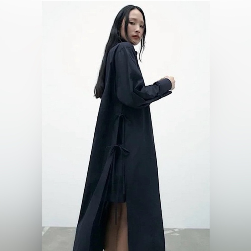 VOLUMINOUS POPLIN DRESS from Zara. Size M with tags. Never worn